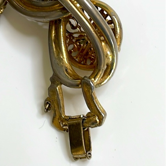 Dragon Breath Designer Big Chunky Bracelet, Rare Find Double Links Unsigned - Picture 8 of 11